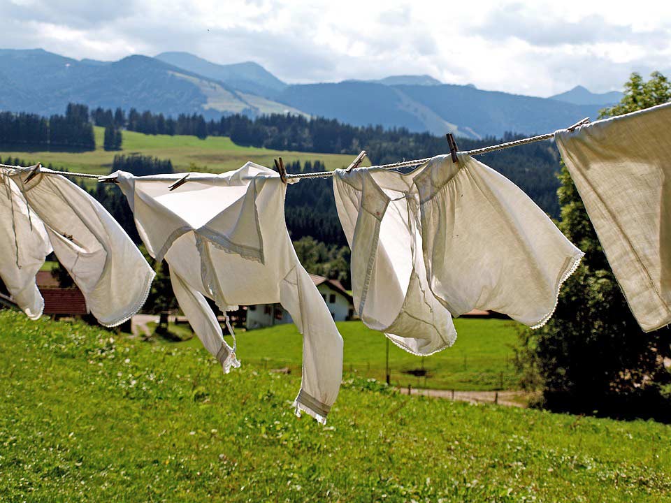 Nachhaltig Wäsche waschen und trocknen