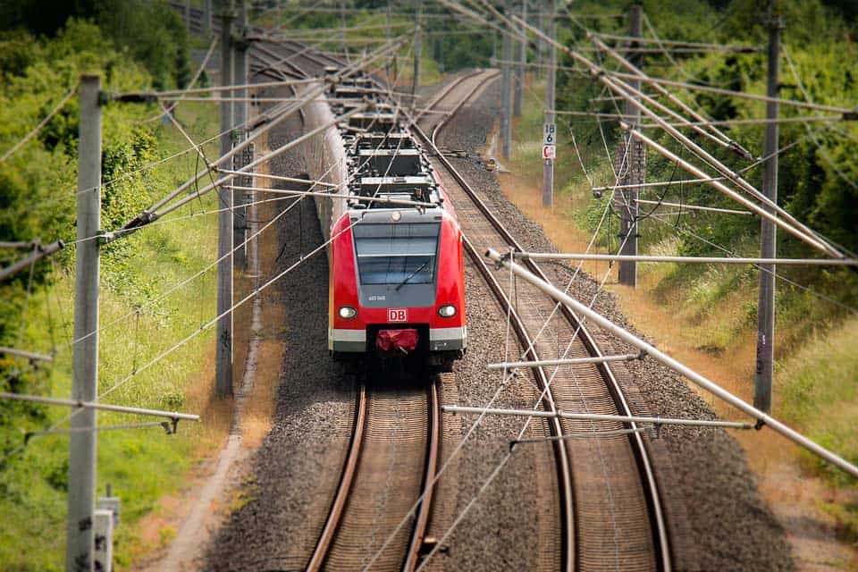 Zug der Deutschen Bahn