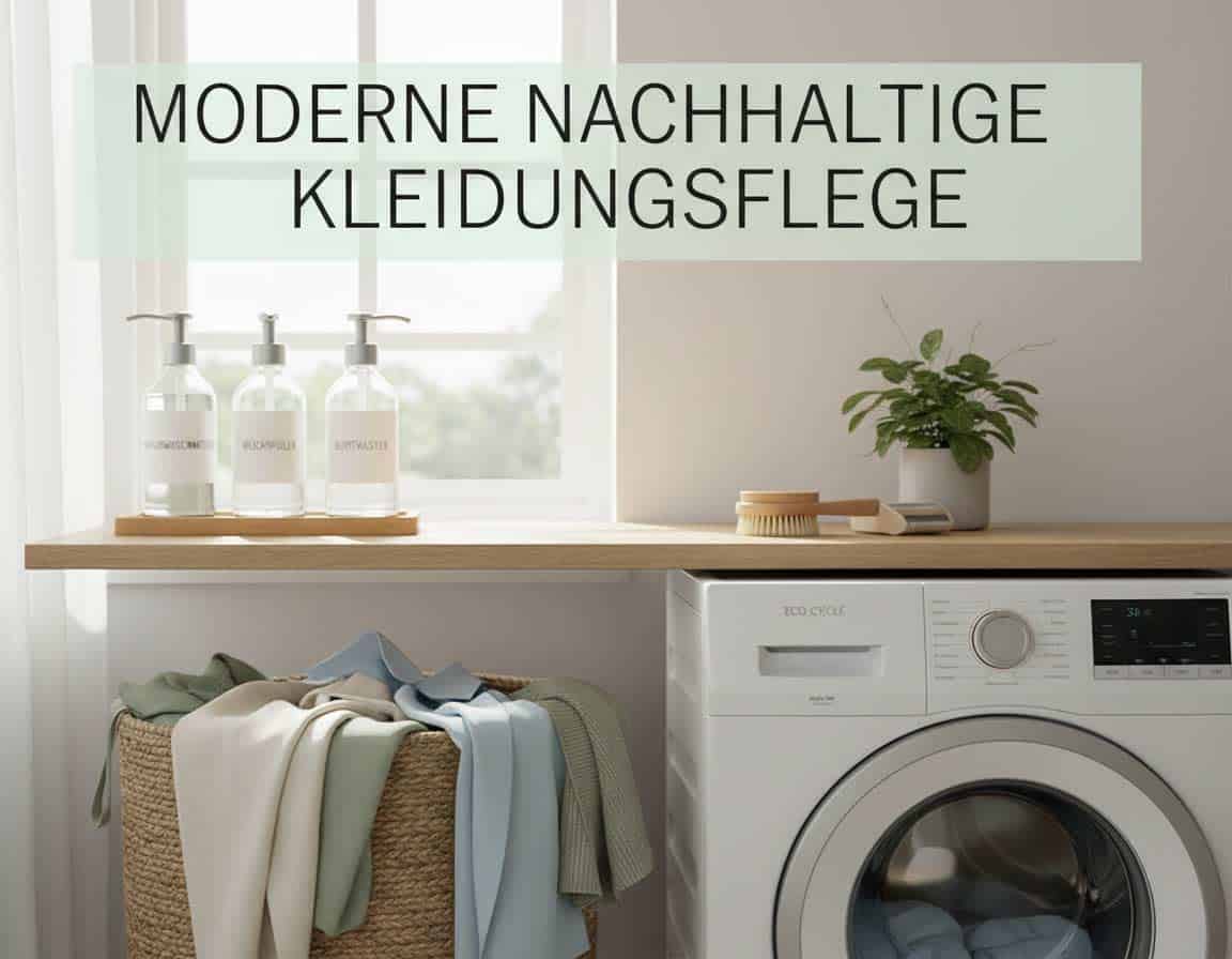 Nachhaltige Kleidungspflege