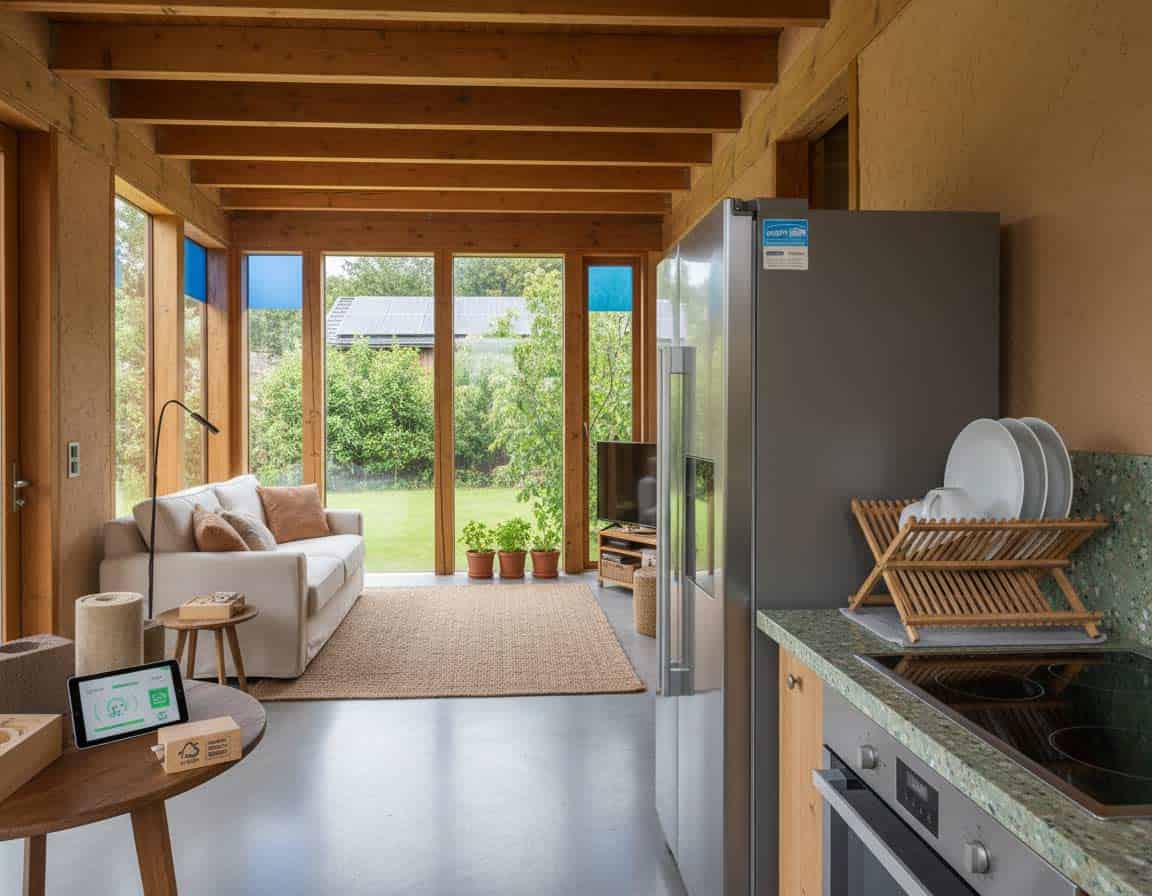 Nachhaltiges Wohnen mit guten energieeffizienten Geräte & ökologische Baumaterialien Nachhaltiges Wohnen mit guten energieeffizienten Geräte & ökologische Baumaterialien