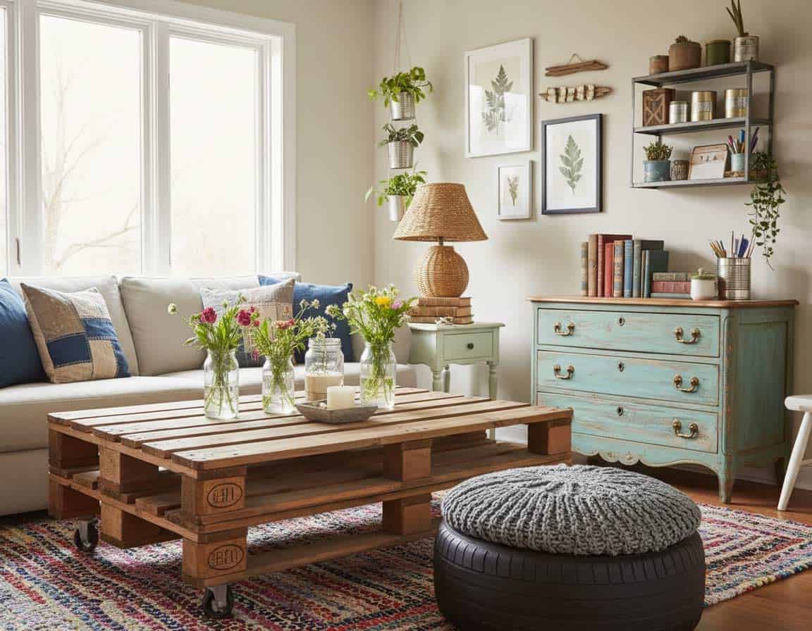 Kreative Upcycling Ideen im Wohnbereich Kreative Upcycling Ideen für Wohnbereich und Garten