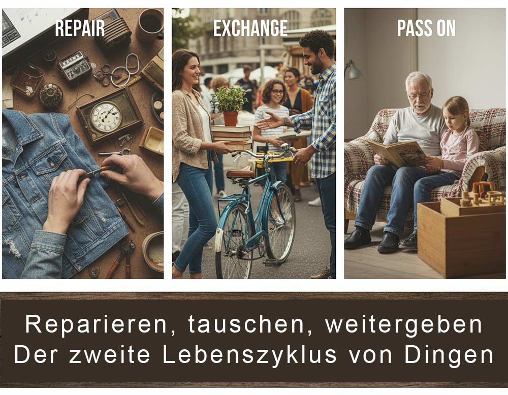Reparieren, tauschen, weitergeben – der zweite Lebenszyklus von Dingen