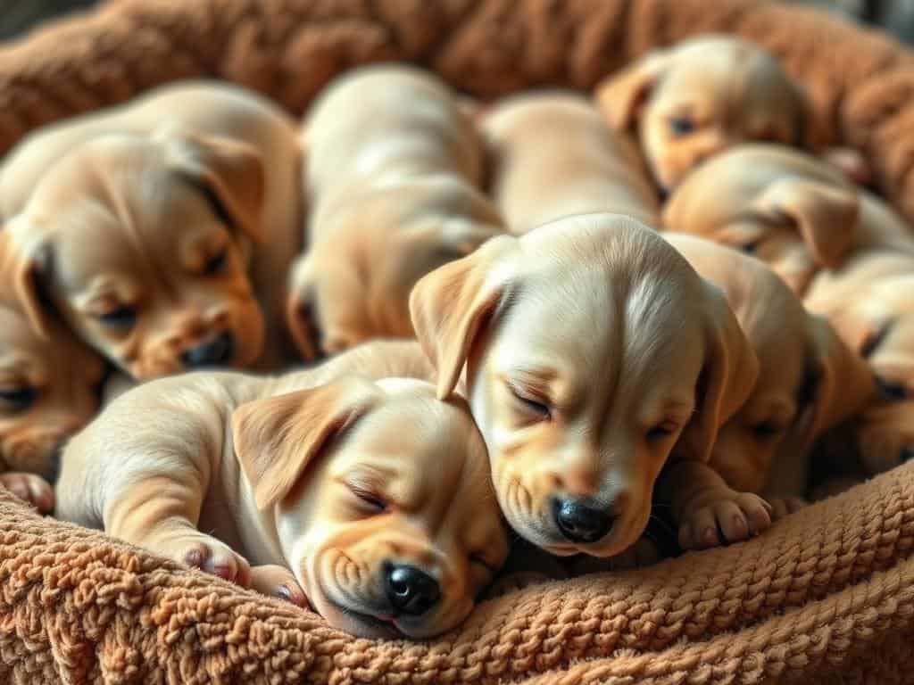 Hundewelpen Alter und Größe