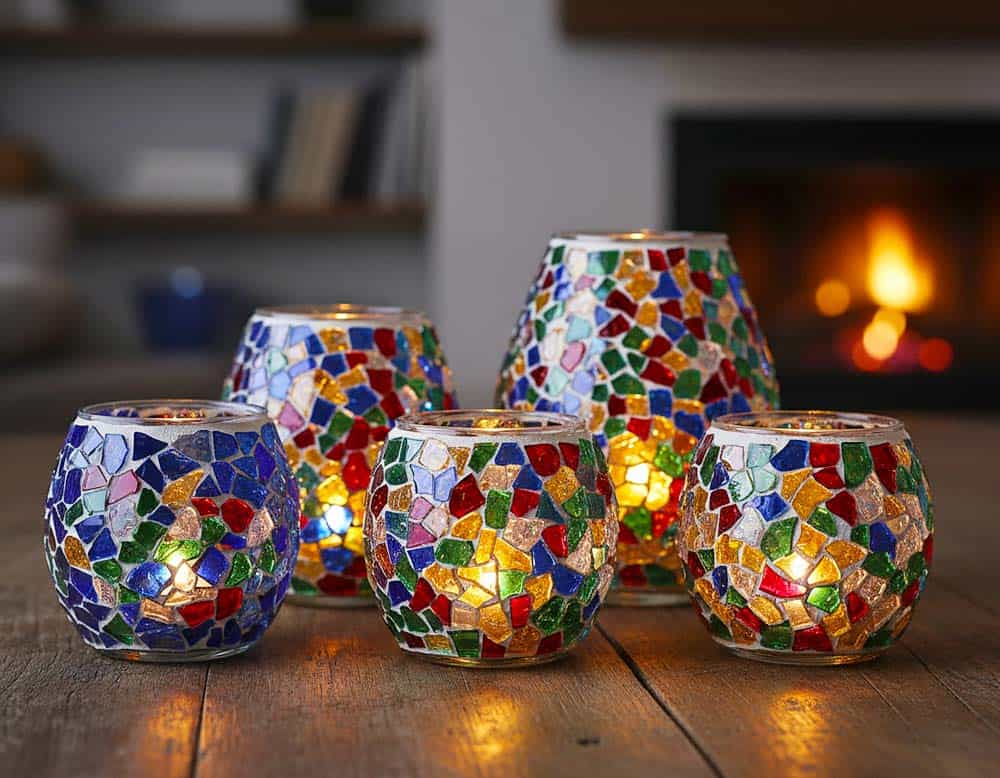 Lichtreflexe einfangen mit kunstvoller Deko aus Glasscherben Lichtreflexe einfangen mit kunstvoller Deko aus Glasscherben