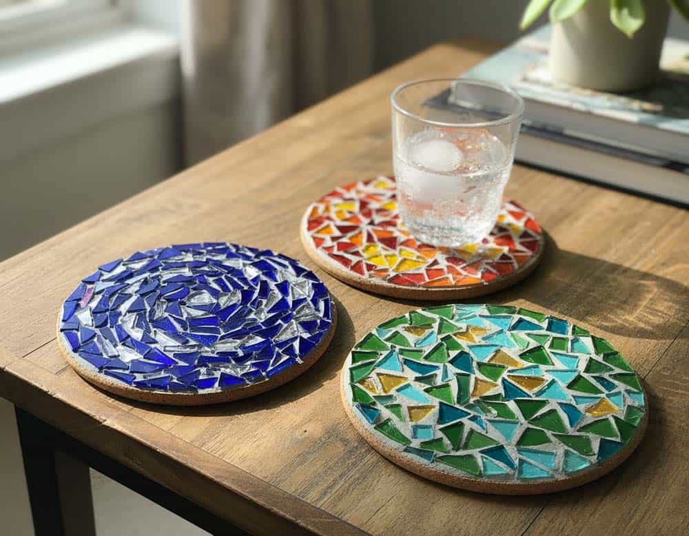 Glasfragmente als Gestaltungselement für Geschenke Glasfragmente als Gestaltungselement für Geschenke