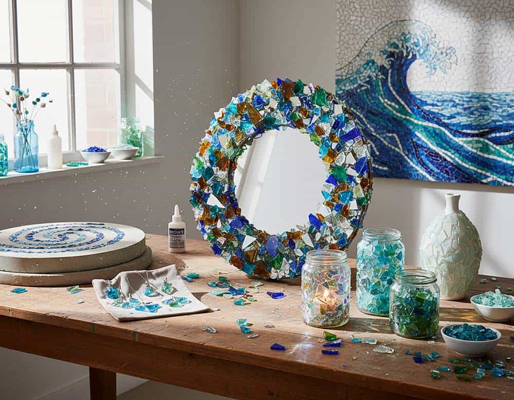 Deko-Ideen mit Glasscherben im Fokus Deko-Ideen mit Glasscherben im Fokus