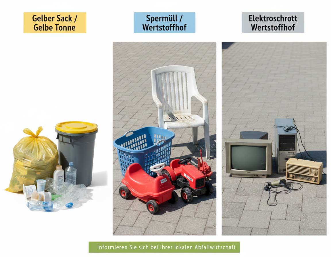 Hartplastik richtig entsorgen Hartplastik richtig entsorgen