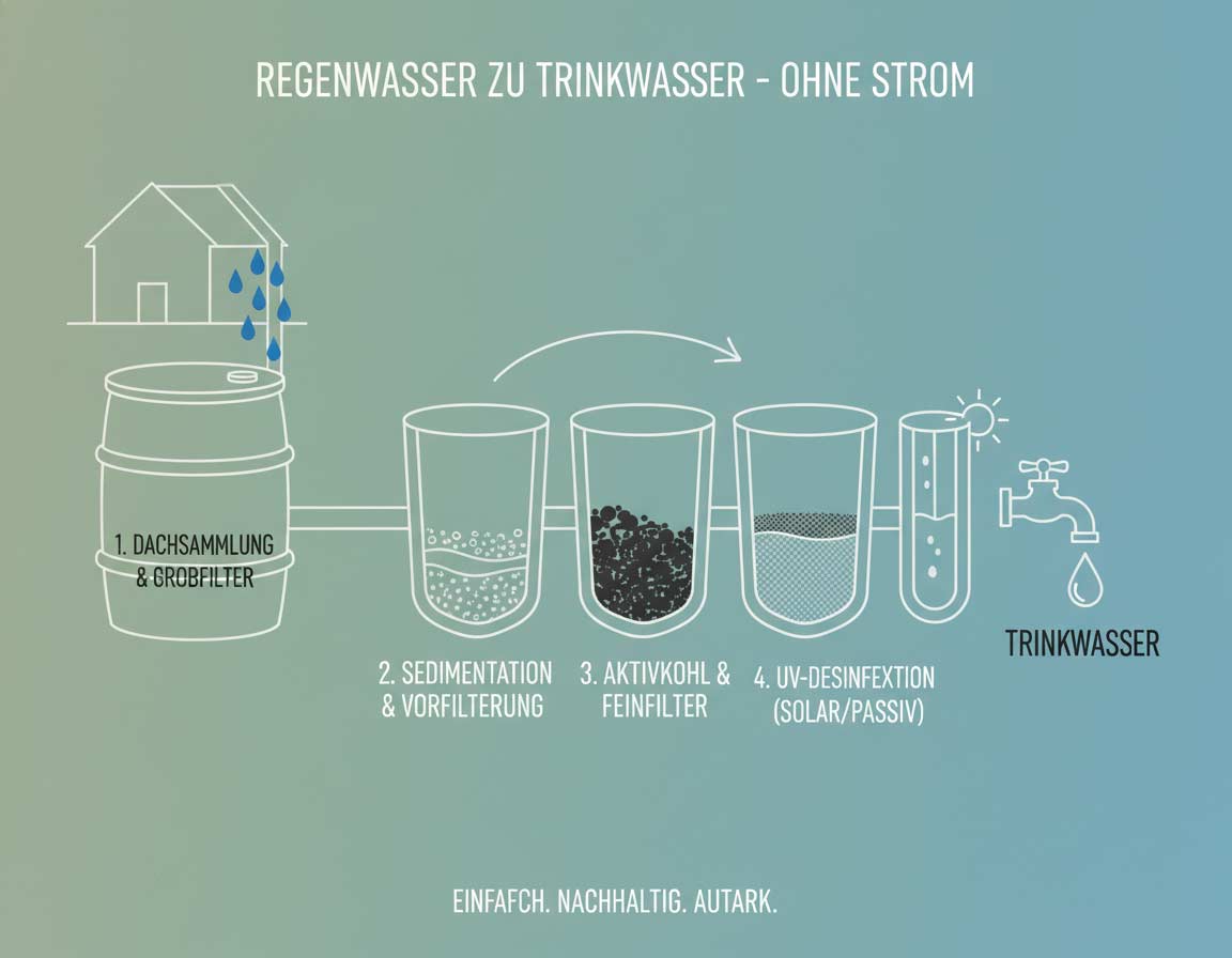 Regenwasser zu Trinkwasser - ist das möglich?