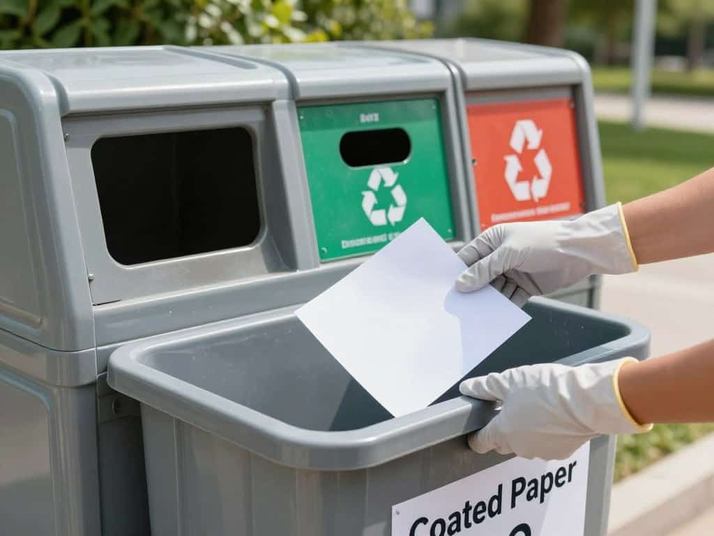 Beschichtetes Papier entsorgen Beschichtetes Papier entsorgen