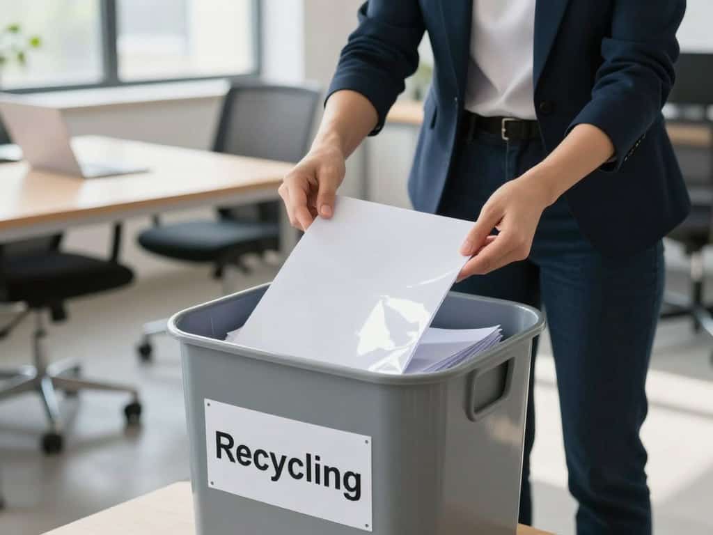 Beschichtetes Papier entsorgen