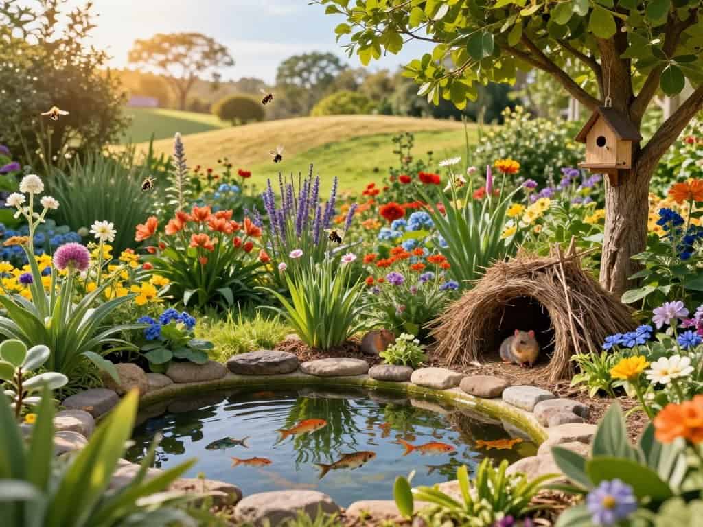 Lebensräume schaffen: Teich, Totholz und Nisthilfen Lebensraum für Tiere im Naturgarten