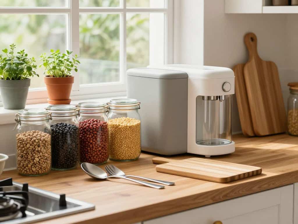Plastikfreie Küche mit umweltfreundlichen Produkten Plastikfreie Küche mit umweltfreundlichen Produkten