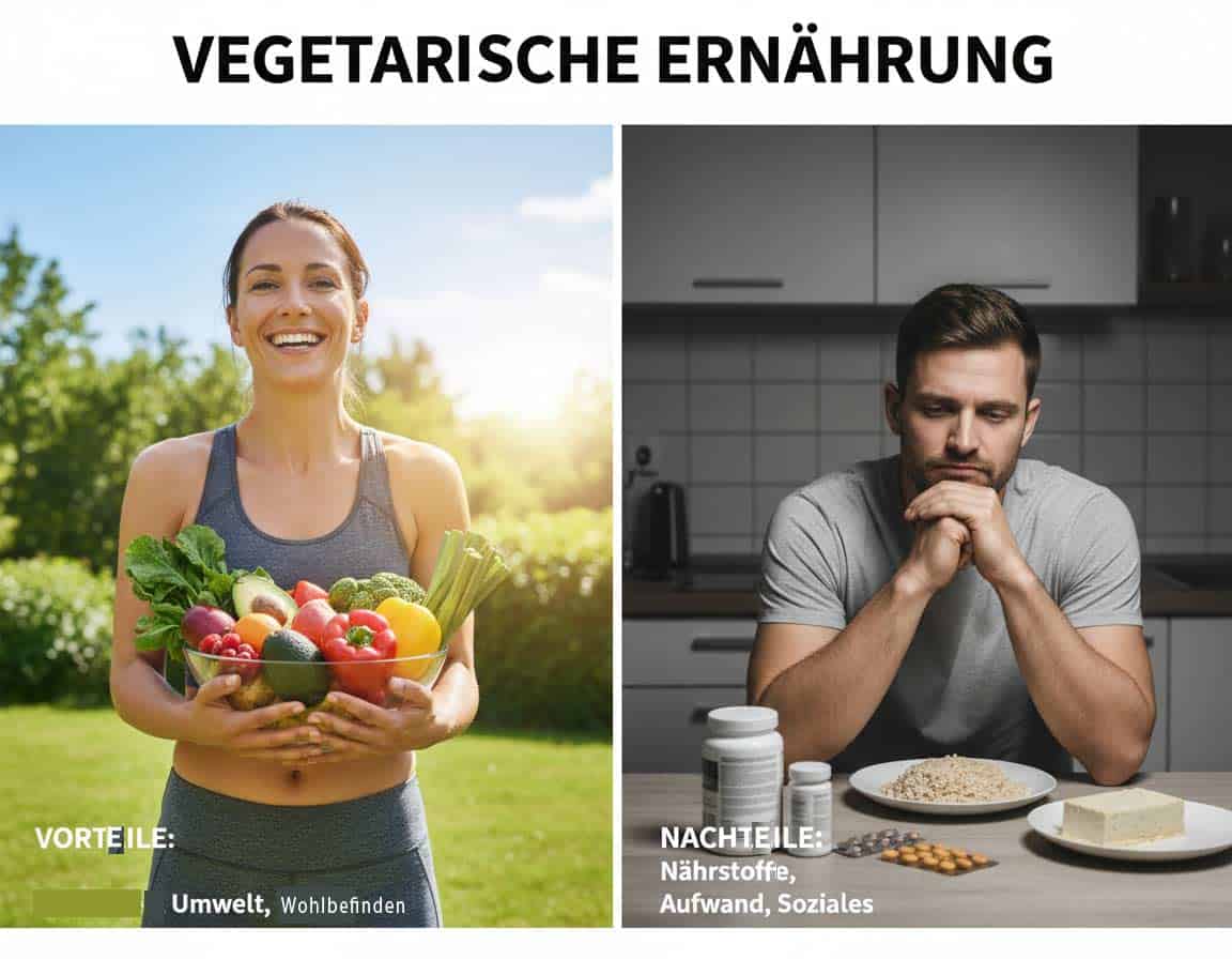 Vegetarische Ernährung vor und Nachteile