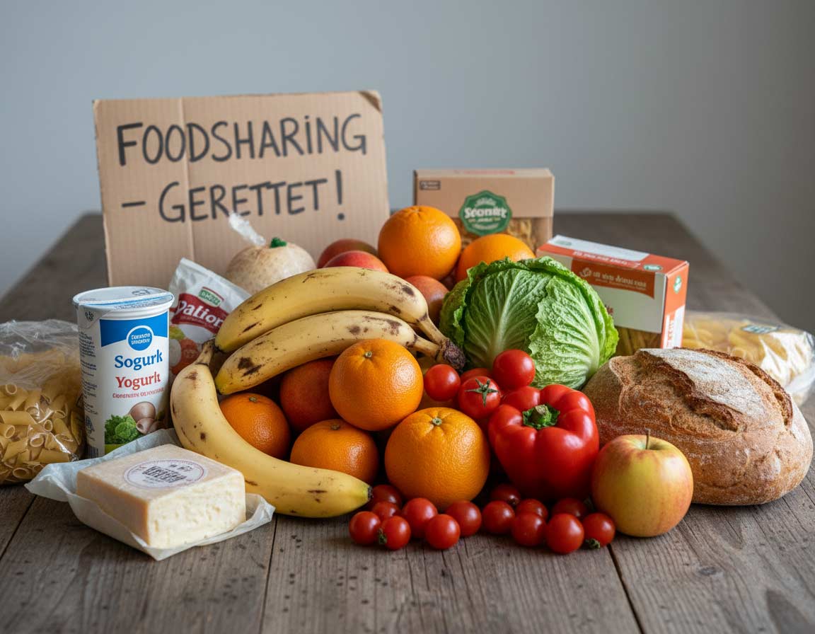 Essen von Foodsharing vermeidet Lebensmittelverschwendung Essen von Foodsharing vermeidet Lebensmittelverschwendung