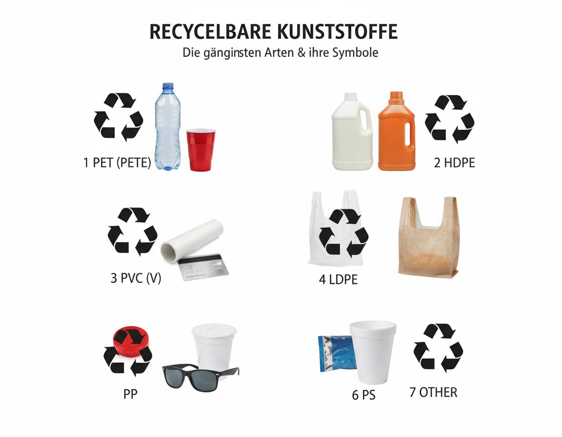 Übersicht: Welche Kunststoffe können recycelt werden? Übersicht: Welche Kunststoffe können recycelt werden?