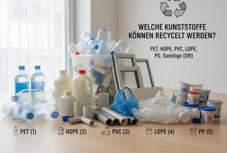 Welche Kunststoffe können recycelt werden?